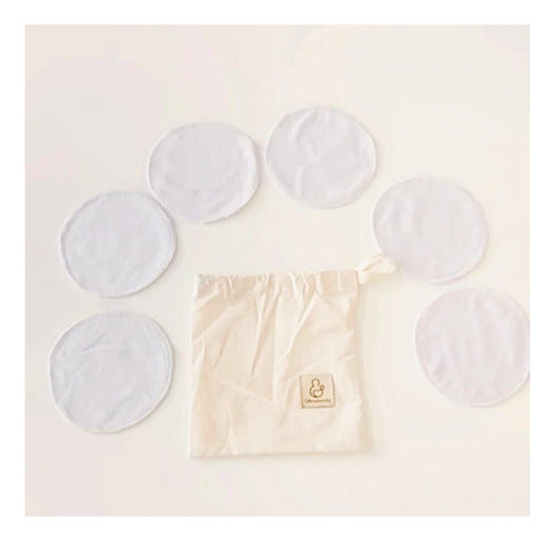 ORMATERNITY Reusable Sustainable Nursing Pads - Pack of 6 4