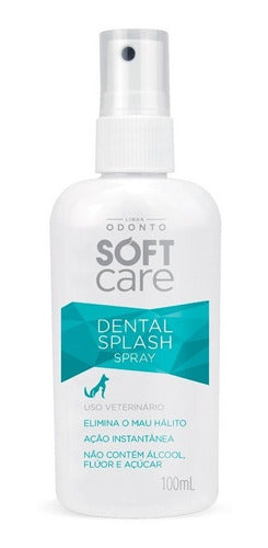 Spray Dental Splash Soft Care Pet Society Para Cães E Gatos 0