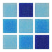 Vulcano Venecita Pileta Mix Azul - 2x2 Cm - Price Per Box 0