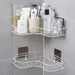 Kkyy Organizador De Baño Repisa Rinconero Ducha Metal Esmaltado 0