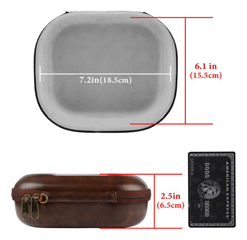 Geekria Shield Headphones Case for JBL Tune 770 NC Brown 3