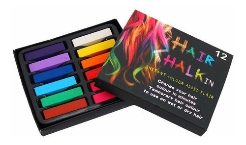 Hair Chalk Hair Coloring Chalk X 12 Washable 1