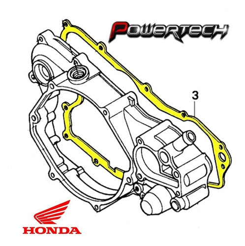 Honda Junta Lado Embrague Tapa Grande CR 250 92 - 01 3