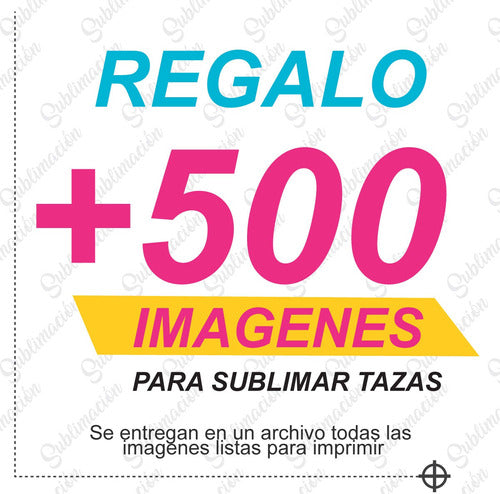 TodoEnSublimacion Taza Cónica Sublimable De Polimero X60 Unidades + Regalo 1