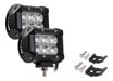 Faro Auxiliar 6 Led Cree 18 Watts Autos Motos Full Racing 2