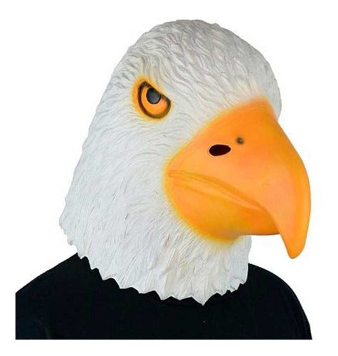 Cotillon 10Tra Latex Eagle Mask Halloween Costume 0