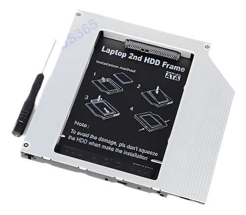 2 º Hdd Ssd Pata Ide Disco Duro Caddy Adaptador Para Macbook 0