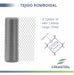 CREASTEEL Tejido Romboidal 3'' 1,00x10mts Cal 16 1