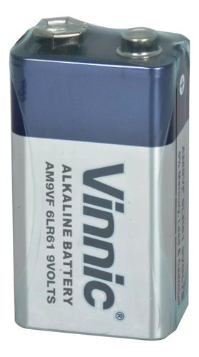 Bateria Alcalina Vinnic Fuente De Energia De 9 Volts 3