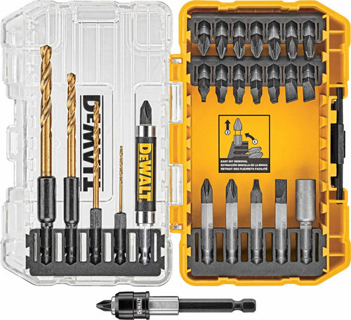 Set Puntas Y Mechas Atornillador 1/4  27 Pzs Dewalt Dw2504tg 0