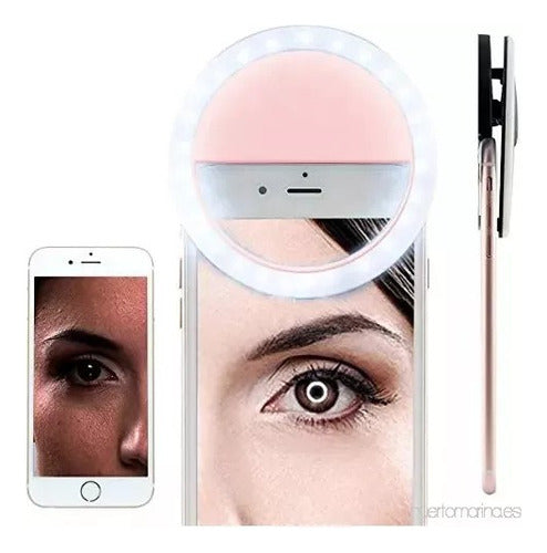 TOH Selfie Smartphone LED Flash Ring Light Camera 2