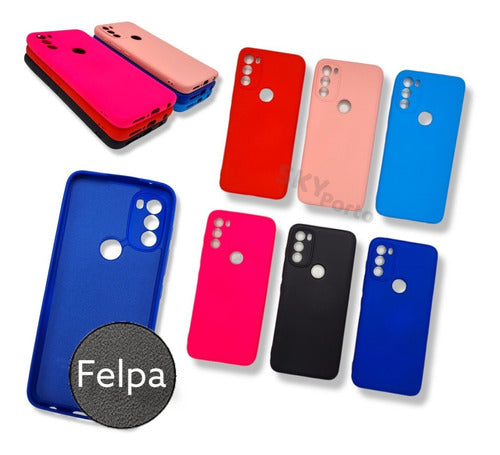 Motorola Silicone Case with Velvet + Hydrogel Film 1