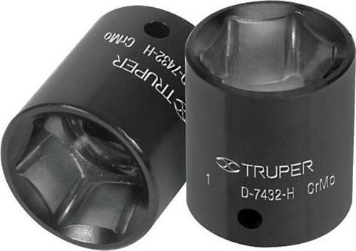 Dado De Impacto Truper D-7420-m 20mm 1/2  50 Hrc 0