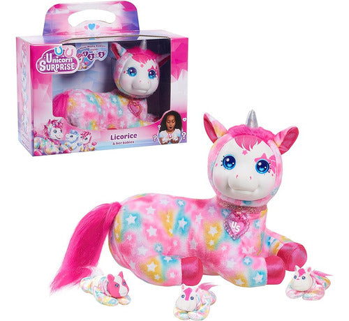 Unicornio Sorpresa Regaliz Peluche Con Unicornio Bebés, Jugu 0