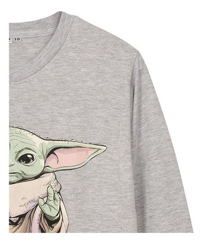 Star Wars Long Sleeve T-Shirt Yoda Original Size 6 to 16 Years 3