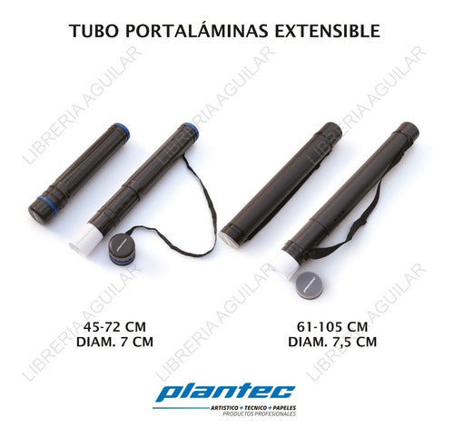 Plantec Extensible Plan Holder Tube 45-72cm 2