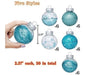 LessMo Blue Christmas Ball Ornaments - 6cm X 30u 2