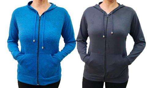 Pack of 2 Women's Modal Jackets with Hood 1