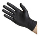 Disposable Black Nitrile Gloves X 100 Large 0