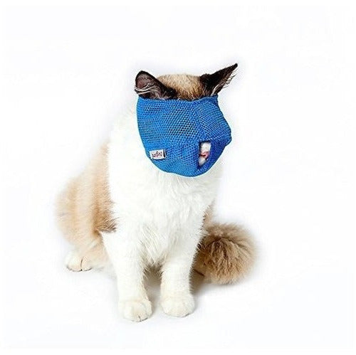 Zoopolr Breathable Mesh Cat Muzzle to Prevent Biting 1