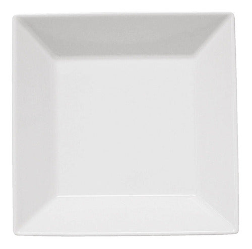 Oxford Square White 12-Piece Dinnerware Set 1