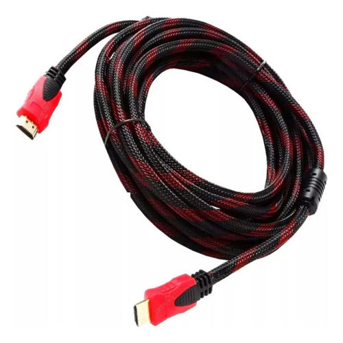 Generic Cable Hdmi 4k 10 Metres Full Hd Mallado Doble Filtro 1.4 0