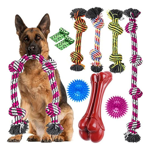 Zeaxuie Heavy Duty Dog Chew Toys Para Masticadores Agresivos 0