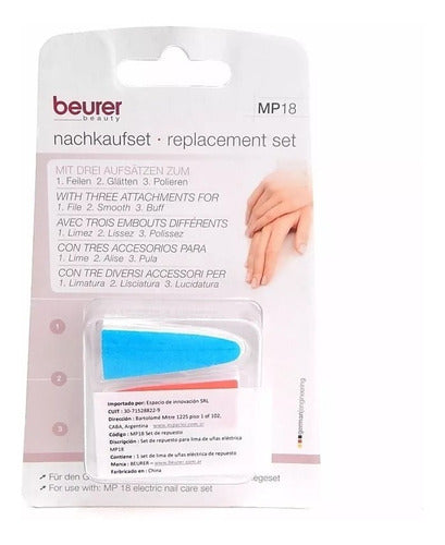 Beurer MP 18 Electronic Nail File Replacement Set 1