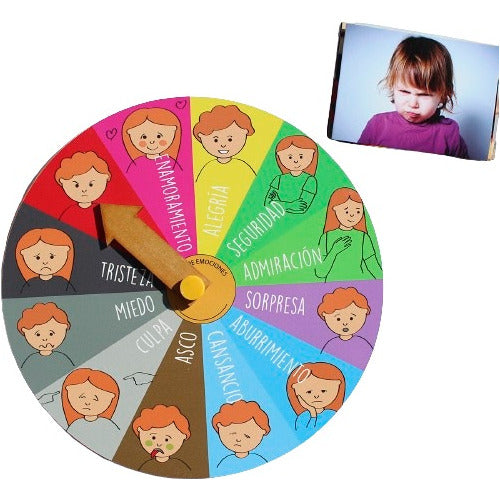 Mirame y Jugamos Emotion Wheel Social Skills Emotional Intelligence 0