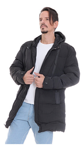 Braavosi Campera Hombre Braavosi Camperon Largo Moda 1