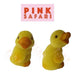 Import EAC Pink Safari Miniature Plush Duck Decoration 1