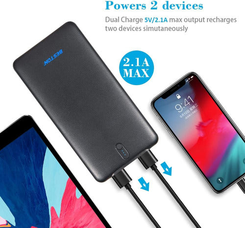 Batería Externa Para Carga10000mah. Puertos Usb X 2 2