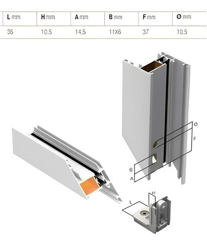 E69 Aluminum Square Brackets for Modena Windows - Pack of 10 2