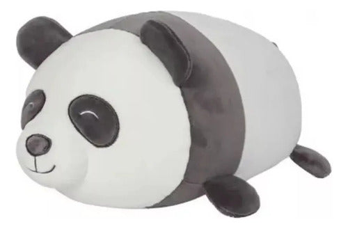 Oso Panda Peluche Almohadon Soft 30 Cm Smoochy Pals Hermoso 0