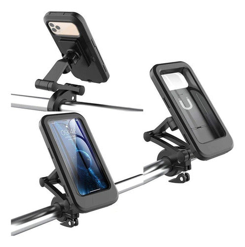 Soporte Para Celular Moto Y Bici 360 Impermeable Resistente 3