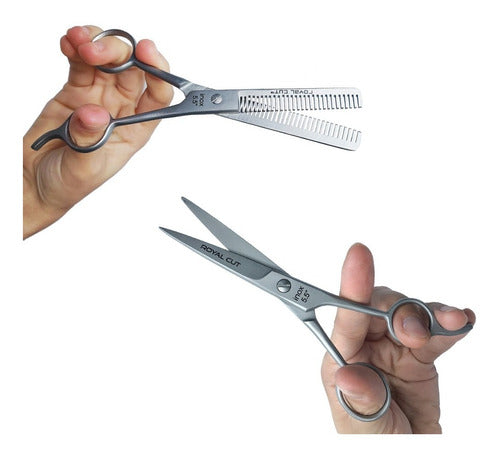 Royal Cut Combo Scissors 5.5 Razor Edge and Thinning 0