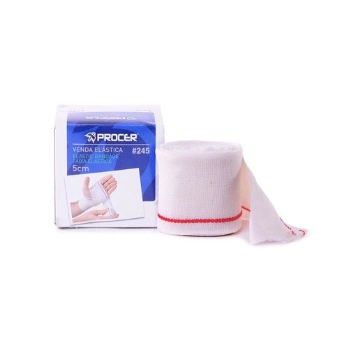 Procer Elastic Sports Bandage 5cm x 3m (5 Units) 0