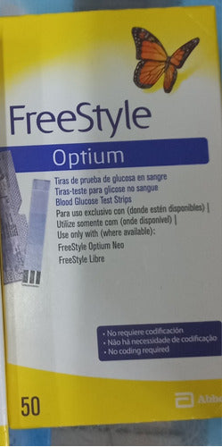 Freestyle Tiras Reactivas Freestyle Optium X 50 Unid 1