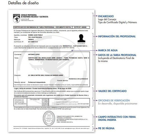 Certificado Dci - Medidor Ya - Edenor/Edesur 1