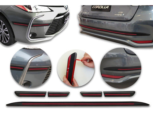 Kenny Corolla 2020 Bumper Protector with Chrome 1