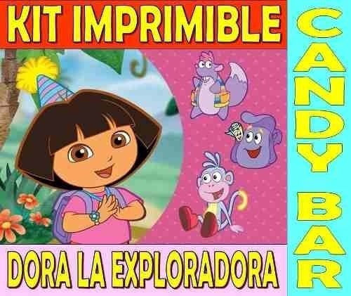 Editable Kit Imprimible Fiesta De Dora La Exploradora 0