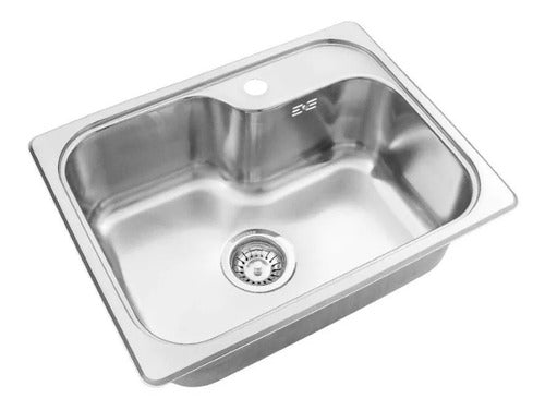 Johnson Luxor Mini SI55A Kitchen Sink Stainless Steel 0