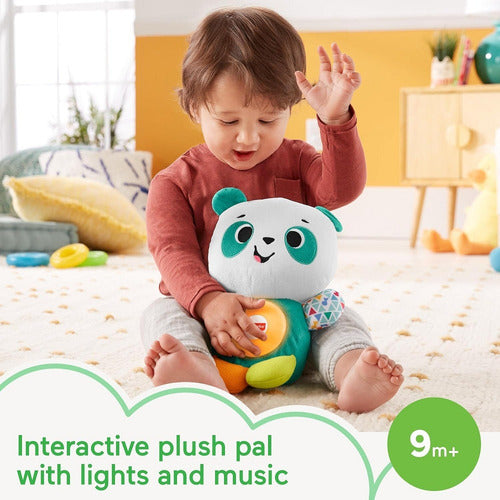 Fisher-Price Plush Toy for Newborns - Panda Play Together 1