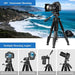 Professional 74-Inch Camera Tripod for Photography and Video 4