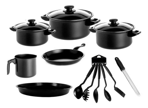 Fary Home 12-Piece Teflon Cookware Set Bz3 0