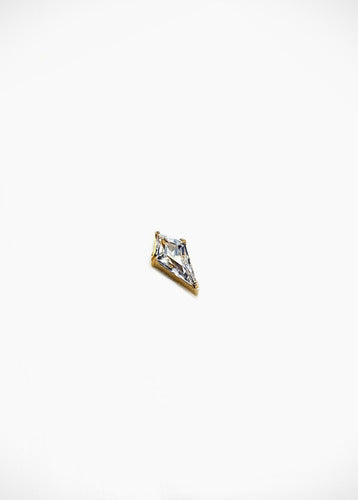 Lalo Piert Labret Titanium F136 Gold PVD. Diamond 0