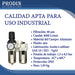 Eutomatic Filtro Regulador Lubricador Frl 1/2 Neumática 4