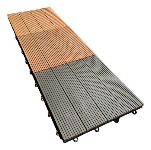 Interlocking WPC Deck Tile 30x30 cm Per Unit 13