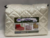 Quilted 2-Seat Satin Bedspread + 2 Filled Pillows 34