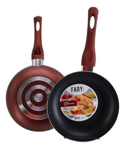 Fary Home Non-Stick Aluminum Frying Pan 20 Cm with Bakelite Handle 1